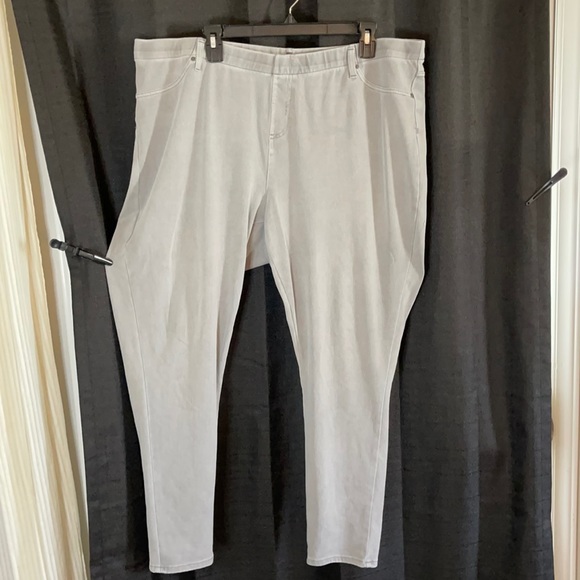 Grey - 2x - pull on leggings w back pockets - Picture 1 of 5